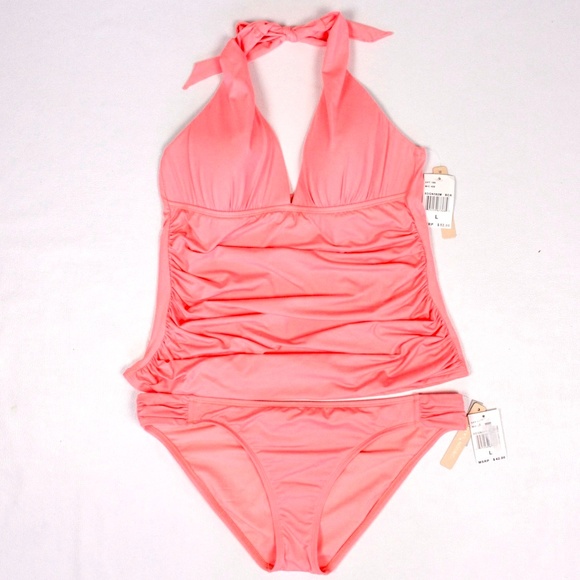 Gibson Latimer Other - NWT Peach Tankini
